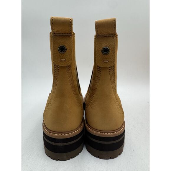 Timberland COURMAYEUR Women's NEW Chelsea Boot Wheat US Size 8.5 Medium - Picture 7 of 11